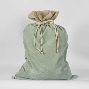 Light Green Velvet Sack by Vixen & Velvet, a Christmas for sale on Style Sourcebook