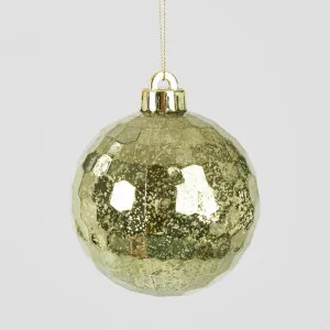 Glist Bauble (Set of 4) Light Green by Vixen & Velvet, a Christmas for sale on Style Sourcebook