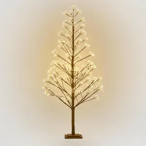 Nature Brown Starry Tree 210cm With 1920LED by Vixen & Velvet, a Christmas for sale on Style Sourcebook