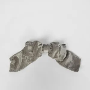 Velvet Clip on Bow SML Silver by Vixen & Velvet, a Christmas for sale on Style Sourcebook