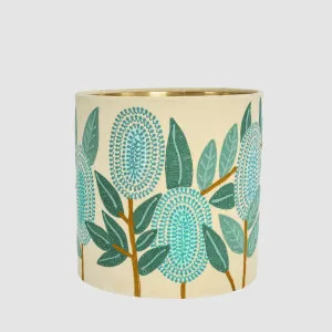Velvet Drum Shade - Banksia - Turquoise Multi Medium by Ruby Star, a Lamp Shades for sale on Style Sourcebook