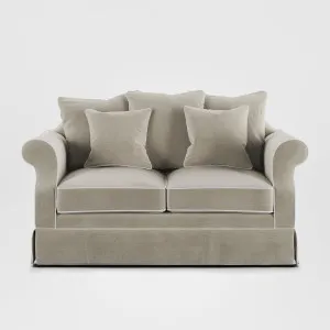 Avalon Hamptons 2 Seat Sofa Natural W/White Piping by OneWorld Collection, a Sofas for sale on Style Sourcebook