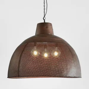 Riva Ceiling Pendant Extra Large Antique Copper by Zaffero, a Pendant Lighting for sale on Style Sourcebook