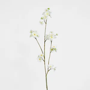 Blossom Spray White Green 84cm by Florabelle Living, a Plants for sale on Style Sourcebook