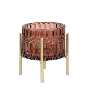 Demi Tealight Holder Small Mulberry by Florabelle Living, a Candle Holders for sale on Style Sourcebook