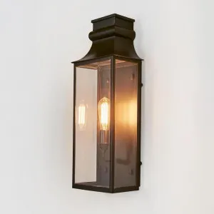 Westpoint Outdoor Wall Light Medium Black by Emac & Lawton, a Wall Lighting for sale on Style Sourcebook