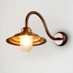 Monteray Outdoor Wall Light Dark Brass by Emac & Lawton, a Wall Lighting for sale on Style Sourcebook