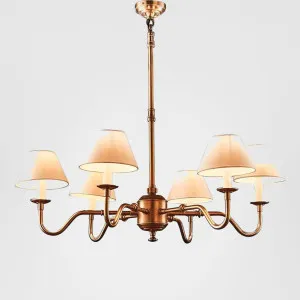 Prescot Chandelier Antique Brass by Emac & Lawton, a Chandeliers for sale on Style Sourcebook