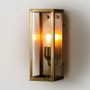 Goodman Outdoor Wall Light Small Antique Brass by Emac & Lawton, a Wall Lighting for sale on Style Sourcebook