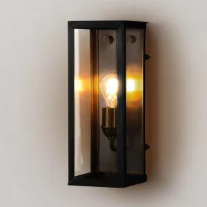 Goodman Outdoor Wall Light Small Black by Emac & Lawton, a Wall Lighting for sale on Style Sourcebook