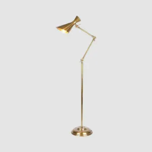 Grasshopper Floor Lamp Antique Brass by Emac & Lawton, a Floor Lamps for sale on Style Sourcebook