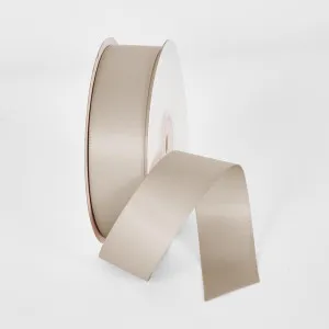 Taupe 25mm Double Sided Satin Ribbon 25 Yards - P823 by JMC FLORALS, a Plants for sale on Style Sourcebook