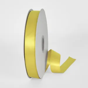 Lemon 91.4m - 25mm Double Sided Satin Ribbon P728 by JMC FLORALS, a Plants for sale on Style Sourcebook