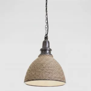 Jute Ceiling Pendant Natural by Emac & Lawton, a Pendant Lighting for sale on Style Sourcebook