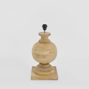 Coach Table Lamp Base Natural- Base Only by Emac & Lawton, a Table & Bedside Lamps for sale on Style Sourcebook