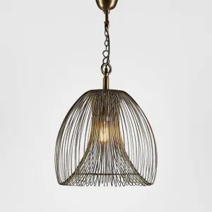 Baker Ceiling Pendant Large Gold by Emac & Lawton, a Pendant Lighting for sale on Style Sourcebook