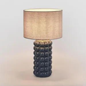 Condotti Blue Table Lamp & Shade by Emac & Lawton, a Table & Bedside Lamps for sale on Style Sourcebook