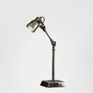 Seattle Desk Lamp Antique Silver by Emac & Lawton, a Desk Lamps for sale on Style Sourcebook