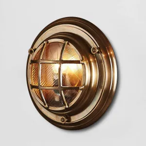 Jervis Outdoor Wall Light Brass by Emac & Lawton, a Wall Lighting for sale on Style Sourcebook
