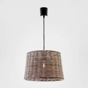 Rattan Round Ceiling Pendant Small Natural by Emac & Lawton, a Pendant Lighting for sale on Style Sourcebook