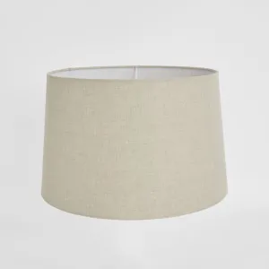 Linen Drum Lamp Shade Large Light Natural by Emac & Lawton, a Lamp Shades for sale on Style Sourcebook