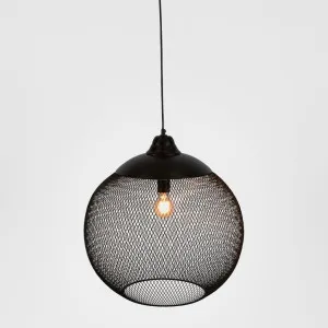 Carlo Ceiling Pendant Large Black by Emac & Lawton, a Pendant Lighting for sale on Style Sourcebook