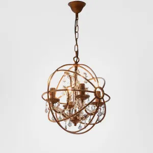 Sundance Chandelier Small Rust by Emac & Lawton, a Chandeliers for sale on Style Sourcebook