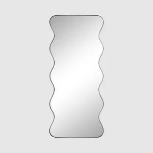 Babalon Iron Floor Mirror Black by Gallery Home, a Mirrors for sale on Style Sourcebook