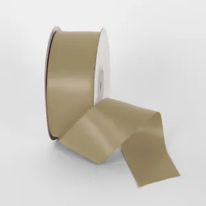 Tan 22.86m -38mm Double Sided Satin Ribbon P892 by JMC FLORALS, a Plants for sale on Style Sourcebook