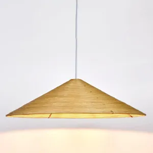 Rocky Pendant Shade Wide 75cm by MRD Home, a Pendant Lighting for sale on Style Sourcebook