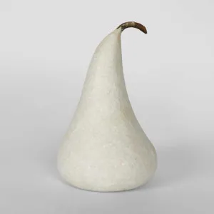 Marble Pear Large White by Florabelle Living, a Statues & Ornaments for sale on Style Sourcebook