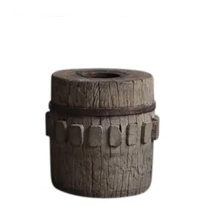 Shanxi 120 Year Antique Wooden Wheel by Florabelle Living, a Vases & Jars for sale on Style Sourcebook