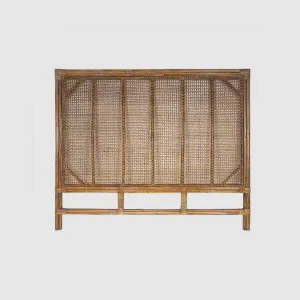 Cayman Rattan Hamptons Bedhead Queen by OneWorld Collection, a Bed Heads for sale on Style Sourcebook