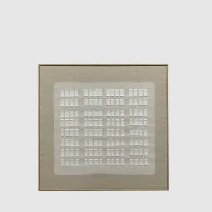 SquaresII Textured Linen Wall Art 100x100cm by MRD Home, a Prints for sale on Style Sourcebook