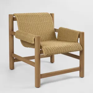 Riven Outdoor Occasional ArmChair Natural by MRD Home, a Chairs for sale on Style Sourcebook