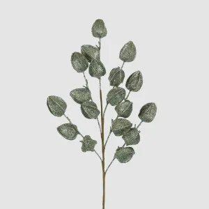 Glitter Chinese Lantern Stem Green by Vixen & Velvet, a Christmas for sale on Style Sourcebook