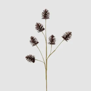 Glitter Pinecone Spray Brown by Vixen & Velvet, a Christmas for sale on Style Sourcebook