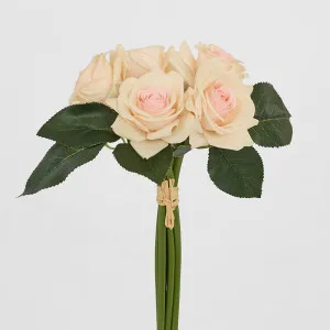Romance Real Touch Rose Bouquet Light Pink by Florabelle Living, a Plants for sale on Style Sourcebook