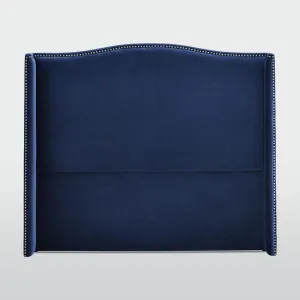 Mornington Bedhead King Blue Velvet by OneWorld Collection, a Bed Heads for sale on Style Sourcebook