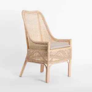 Victoria Hamptons Dining Chair Natural Whitewash by OneWorld Collection, a Dining Chairs for sale on Style Sourcebook