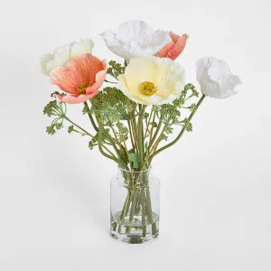 Poppy Arrangement in Vase 36cm by Florabelle Living, a Plants for sale on Style Sourcebook