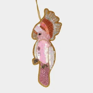 Galah Sequin Hanging Decoration by Vixen & Velvet, a Christmas for sale on Style Sourcebook