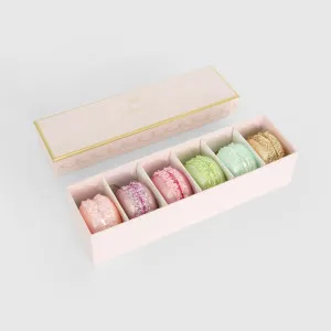 Patisserie Macaroon Decorations Box of 6 French Pink by Vixen & Velvet, a Christmas for sale on Style Sourcebook