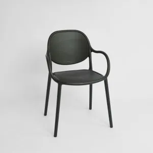 Arca Dining Chair All Weather Black by Florabelle Living, a Outdoor Chairs for sale on Style Sourcebook