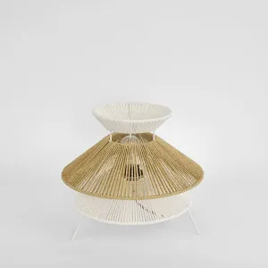 Looma Layered String Table lamp White/Natural by MRD Home, a Table & Bedside Lamps for sale on Style Sourcebook