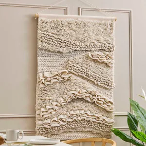 Muse Hunter Knitted Wall Hanging Ivory by Muse, a Wall Hangings & Decor for sale on Style Sourcebook