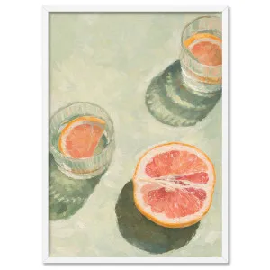 Grapefruit Garnish Cocktail II - Art Print by Print and Proper, a Prints for sale on Style Sourcebook