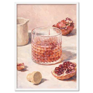 Pomegranate Cocktail II - Art Print by Print and Proper, a Prints for sale on Style Sourcebook