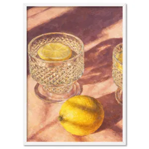 Lemon Garnish Cocktails - Art Print by Print and Proper, a Prints for sale on Style Sourcebook