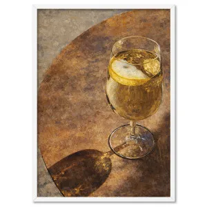 Wine O Clock - Art Print by Print and Proper, a Prints for sale on Style Sourcebook